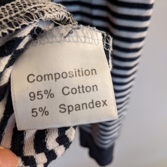 Latched Mama Long Sleeve Striped Breastfeeding Tunic XXL - Picture 2 of 7